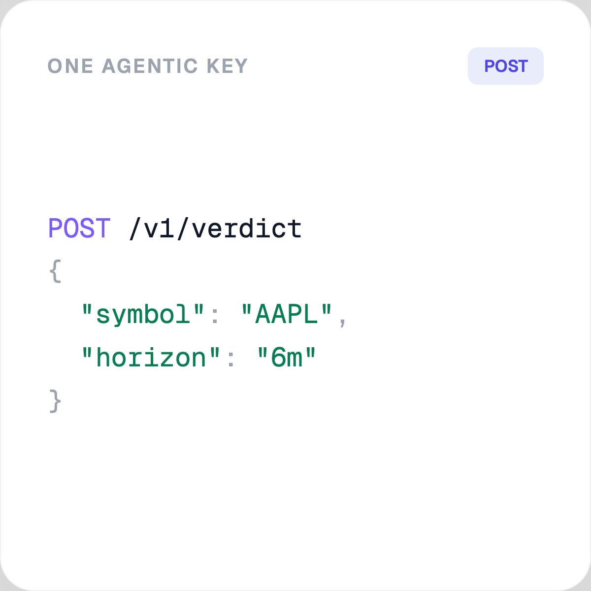 The API