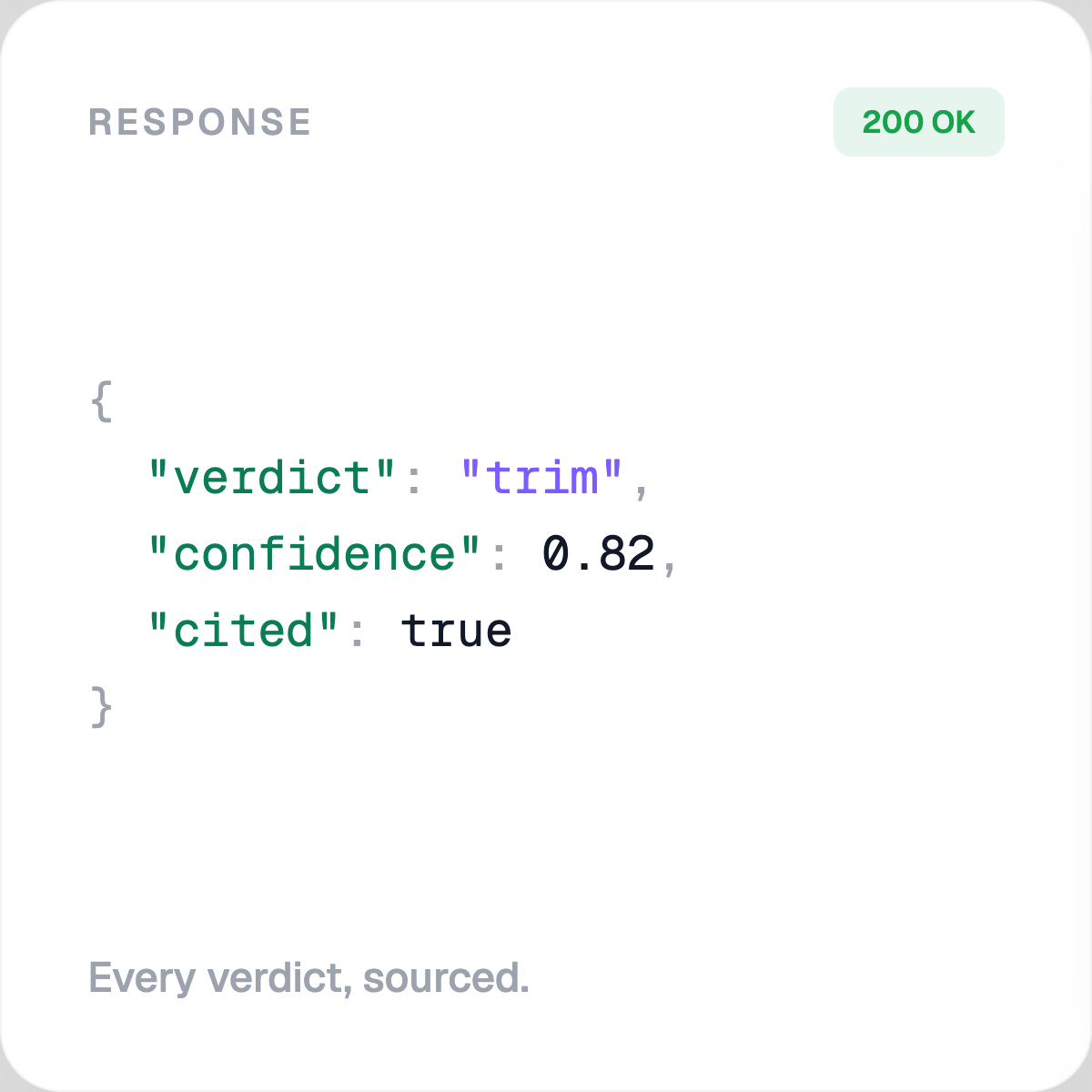 The API
