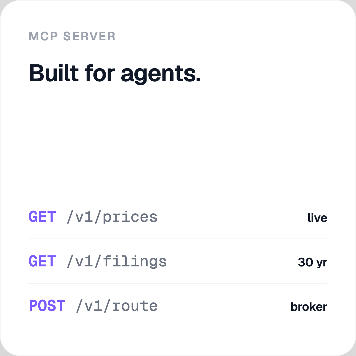 The API
